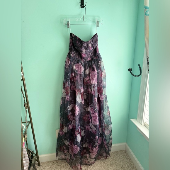 NWT Lulus Wonderful Waltz Bustier Maxi Dress (M) - Picture 4 of 11